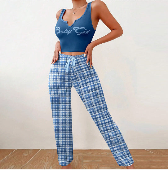 Spring Summer Women's Casual Pajamas