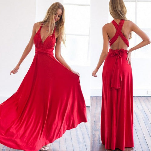 Women's Sexy Long Party Dress Club Floor-Length Summer