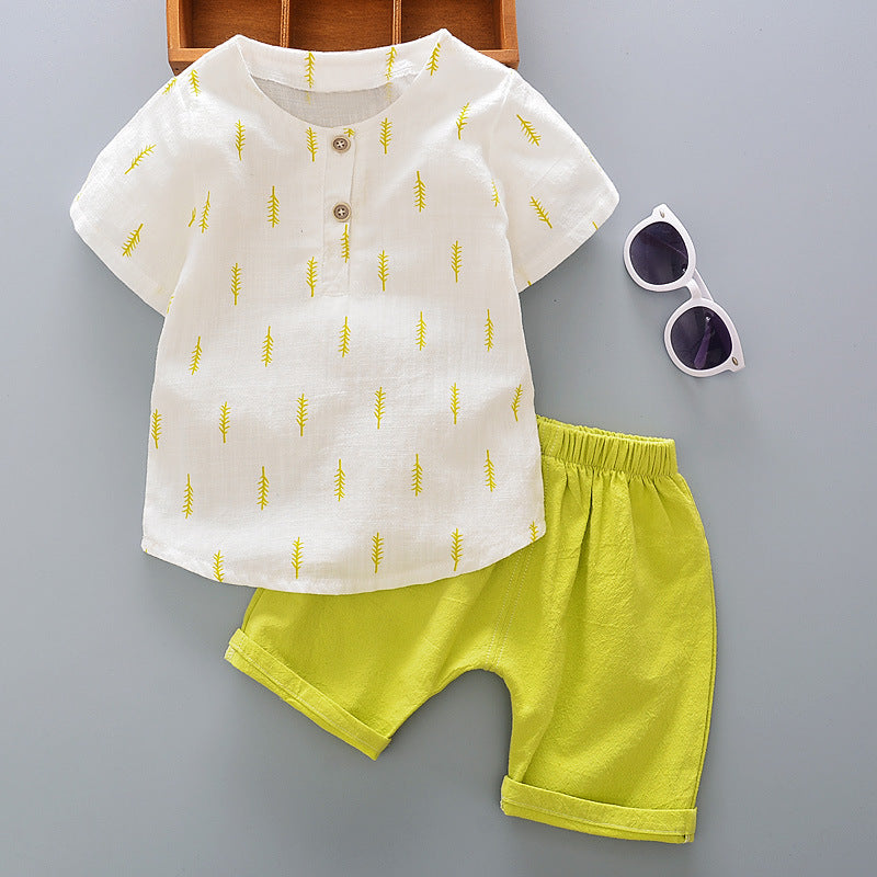 Casual T-shirt cowboy suit a summer tide