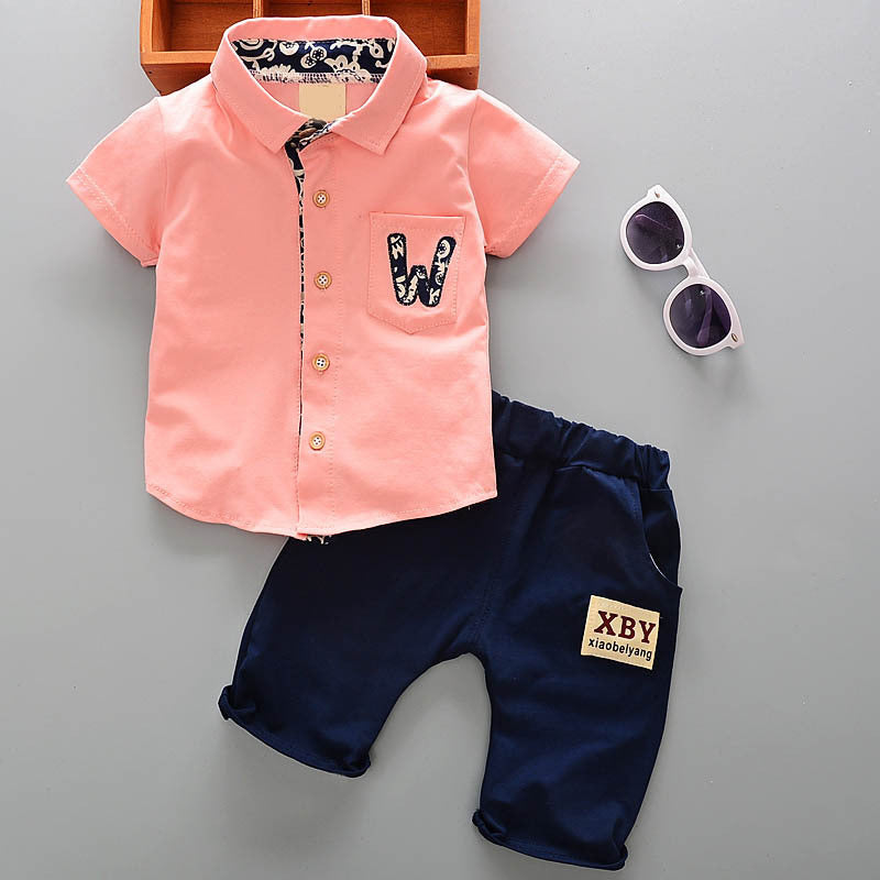 Casual T-shirt cowboy suit a summer tide