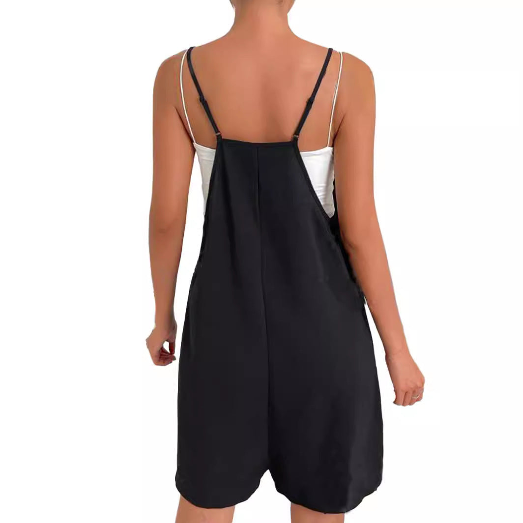 Jumpsuit Fashion Clothing Lace Pockets