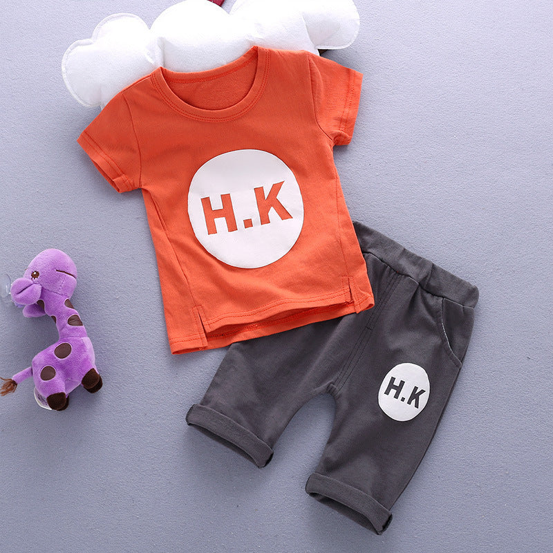 Casual T-shirt cowboy suit a summer tide