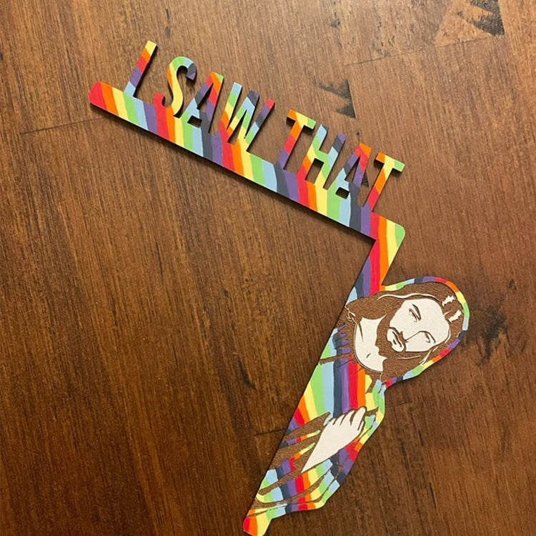 Wooden Door I Saw That Jesus Head Funny