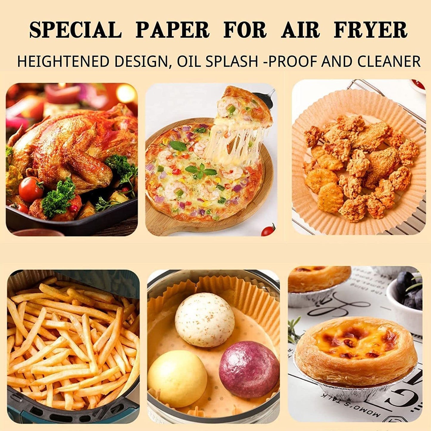 Air Fryer Paper Food Disposable Paper