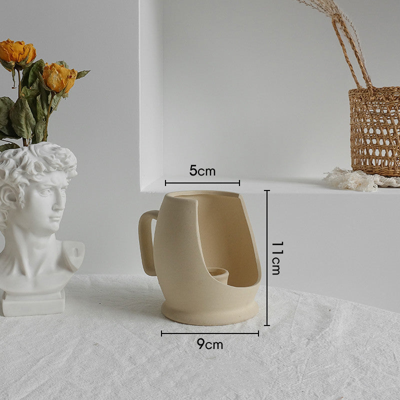Simplicity Ceramic Vase Dry Flower Arrangement