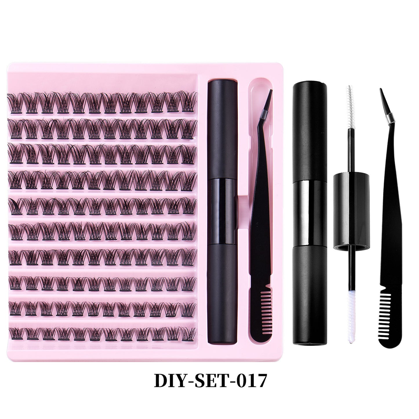 False Eyelash Set With Single Cluster Natural Large Capacity