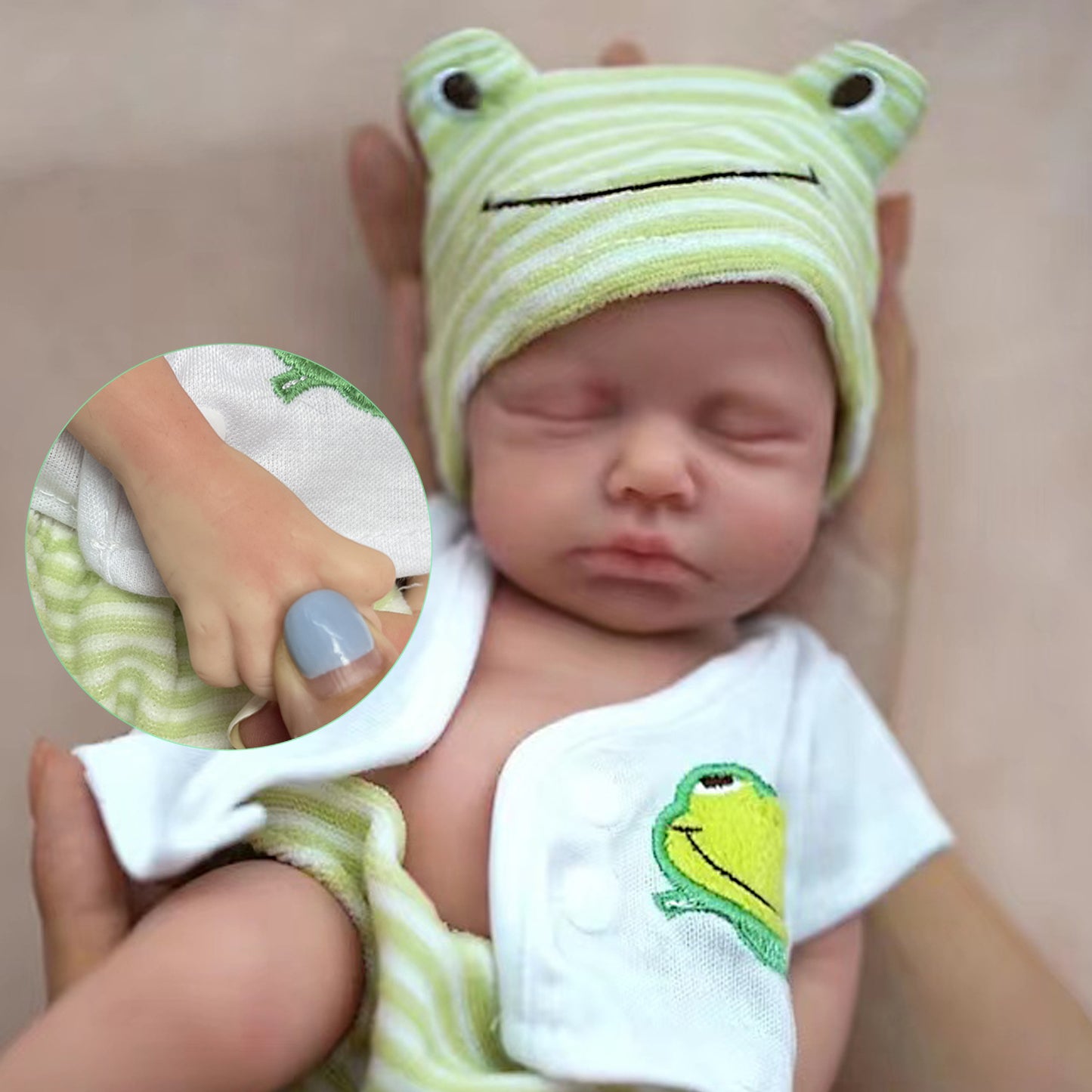 30cm Solid Silicone Reborn Doll