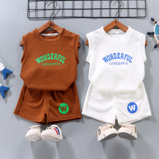 Children's Vest Suit Western Style