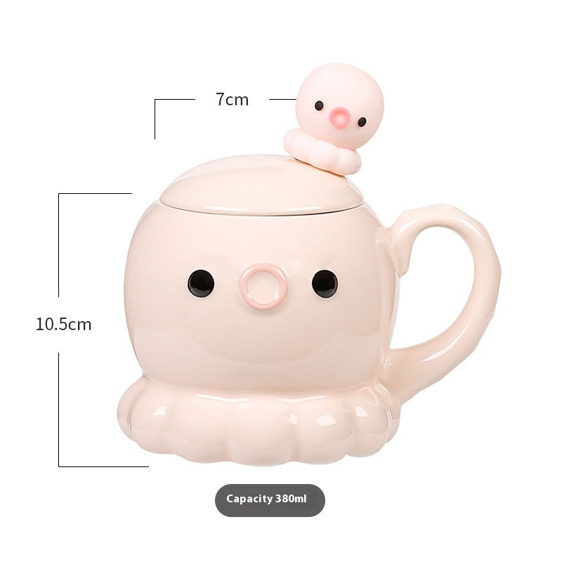 Adorkable Jellyfish Mug Ceramic Cup Children's