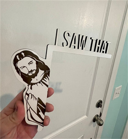 Wooden Door I Saw That Jesus Head Funny