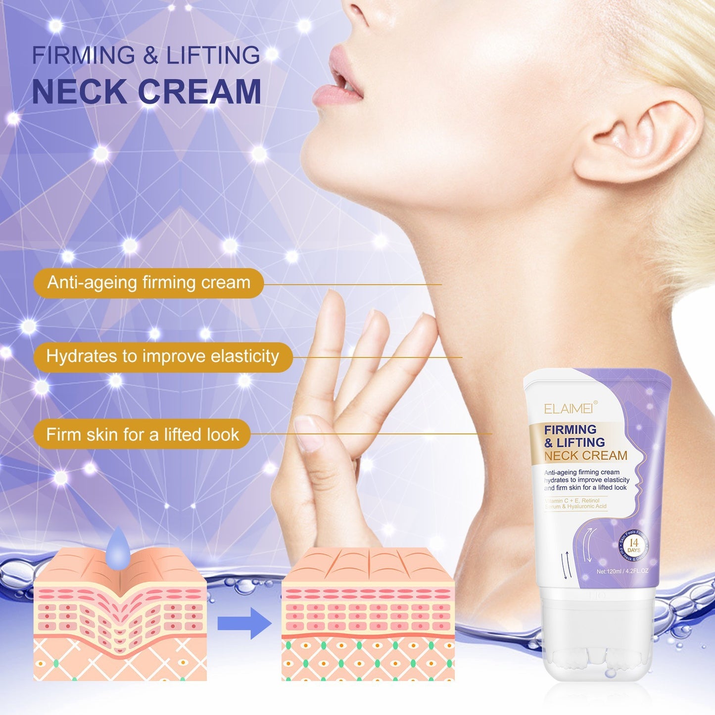 Neckline Cream Smooth Anti Aging Moisturizing