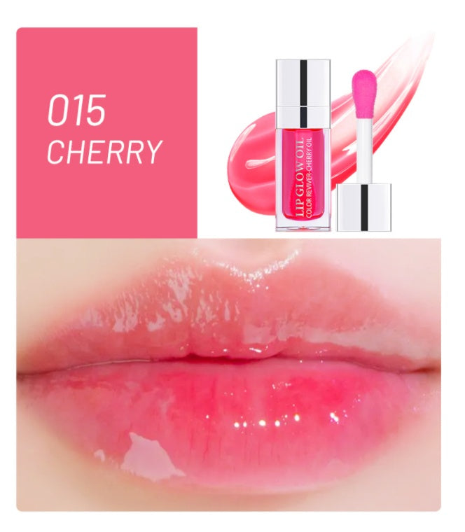 Transparent Dudu Lip Gloss Glass Oil