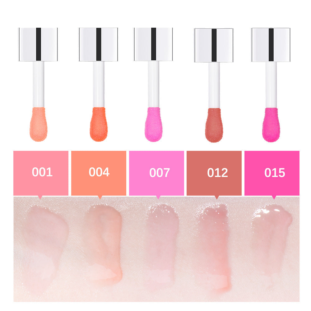 Transparent Dudu Lip Gloss Glass Oil