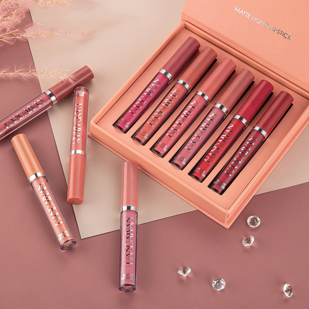 Matte Lip Gloss Set Big Red