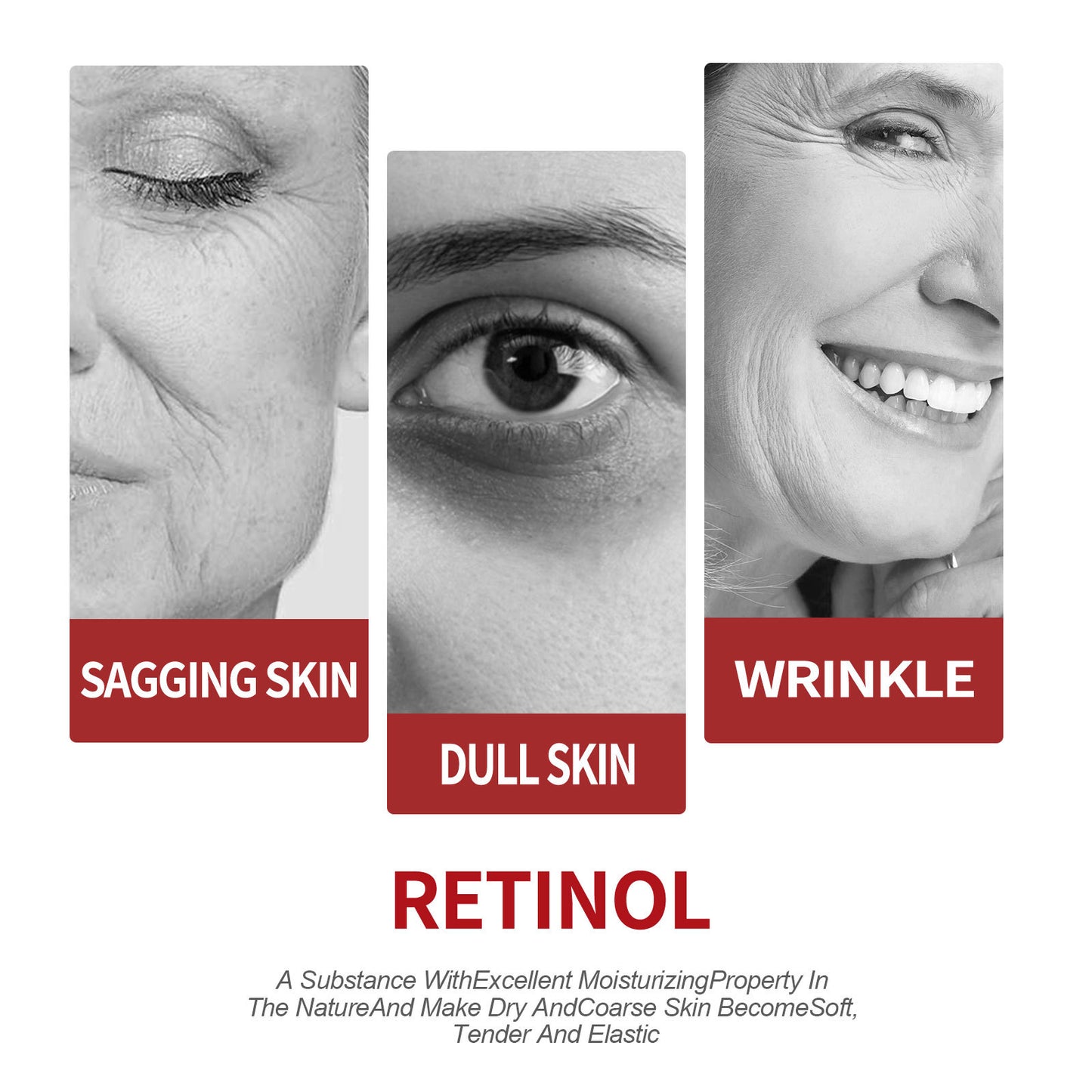 EELHOE Retinol Moisturizing Cream - A Cream That Helps To Reduce Fine Lines, Lift And Firm The Facial Skin, Providing Nourishment And Protection Against Aging